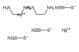 ethane-1,2-diamine,iron(2+),mercury(2+),tetrathiocyanate结构式