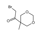 2-bromo-1-(5-methyl-1,3-dioxan-5-yl)ethanone Structure