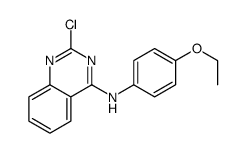 2-chloro-N-(4-ethoxyphenyl)quinazolin-4-amine结构式