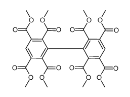 octamethyl 1,1'-biphenyl-2,2',3,3',5,5',6,6'-octacarboxylate Structure