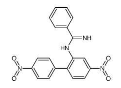 N-(4,4'-dinitro-biphenyl-2-yl)-benzamidine Structure