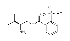 (S)-2-amino-3-methylbuthyl 2-sulfobenzoate结构式