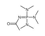 N-[tris(dimethylamino)-λ5-phosphanylidene]acetamide结构式