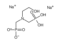 disodium dihydrogen [[(2-hydroxyethyl)imino]bis(methylene)]bisphosphonate结构式