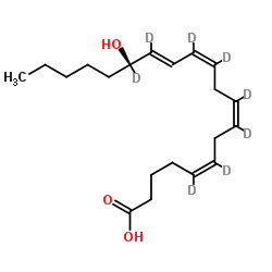 15(S)-HETE-d8 structure