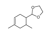 2-(4,6-dimethyl-3-cyclohexen-1-yl)-1,3-dioxolane结构式