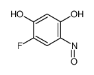 1,3-Benzenediol,4-fluoro-6-nitroso- Structure