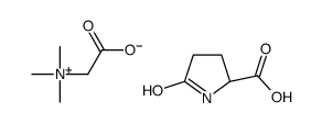 5-oxo-DL-proline, compound with (carboxylatomethyl)trimethylammonium (1:1) picture