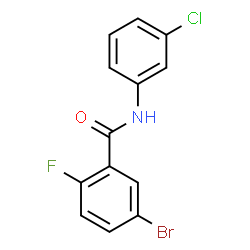 5-bromo-N-(3-chlorophenyl)-2-fluorobenzamide picture