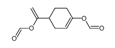 1-formyloxy-4-(1-formyloxy-vinyl)-cyclohexene Structure