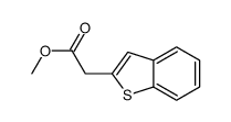 methyl 2-(1-benzothiophen-2-yl)acetate结构式