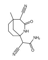 cyano-(4-cyano-5-methyl-3-oxo-2-aza-bicyclo[3.3.1]non-1-yl)-acetic acid amide结构式