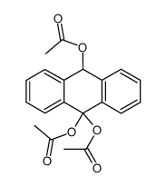 9,9,10-triacetoxy-9,10-dihydro-anthracene Structure