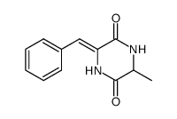 3-benzylidene-6-methyl-piperazine-2,5-dione Structure