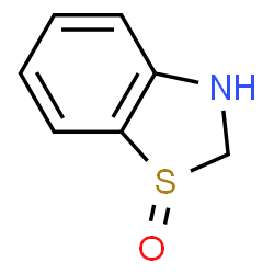 Benzothiazole,2,3-dihydro-,1-oxide Structure