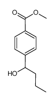 (+/-)-methyl 4-(1-hydroxybutyl)benzoate结构式
