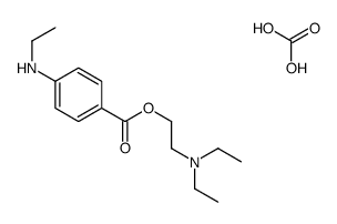 carbonic acid,2-(diethylamino)ethyl 4-(ethylamino)benzoate Structure