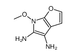 6H-Furo[2,3-b]pyrrole-4,5-diamine,6-methoxy- Structure