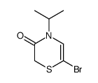 6-bromo-4-propan-2-yl-1,4-thiazin-3-one Structure