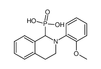 [2-(2-Methoxy-phenyl)-1,2,3,4-tetrahydro-isoquinolin-1-yl]-phosphonic acid Structure