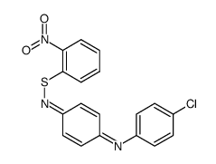 N-(p-chlorophenyl)-N'-(2-nitrophenylthio)-p-benzoquinone di-imine Structure