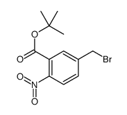 tert-butyl 5-(bromomethyl)-2-nitrobenzoate Structure