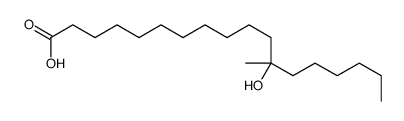 12-hydroxy-12-methyloctadecanoic acid结构式