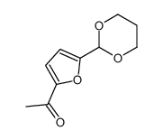 1-[5-(1,3-dioxan-2-yl)furan-2-yl]ethanone结构式