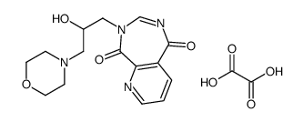 8-(2-hydroxy-3-morpholin-4-ylpropyl)pyrido[2,3-e][1,3]diazepine-5,9-dione,oxalic acid Structure