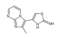 4-(2-METHYL-IMIDAZO[1,2-A]PYRIMIDIN-3-YL)-THIAZOL-2-YLAMINE structure