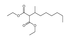 diethyl 2-octan-2-ylpropanedioate结构式