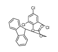 9H-fluoren-9-ylmethyl (2,4,6-trichlorophenyl) carbonate结构式