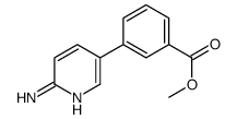 3-(6-氨基吡啶-3-基)苯甲酸甲酯结构式