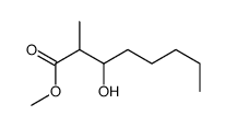 methyl 3-hydroxy-2-methyloctanoate结构式