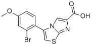 3-(2-bromo-4-methoxyphenyl)imidazo[2,1-b]thiazole-6-carboxylic acid Structure