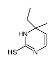 4-ethyl-4-methyl-1,3-dihydropyrimidine-2-thione Structure