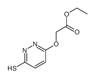 ethyl 2-[(6-sulfanylidene-1H-pyridazin-3-yl)oxy]acetate Structure