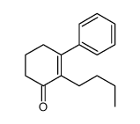 2-butyl-3-phenylcyclohex-2-en-1-one Structure