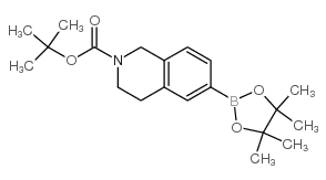 Tert-Butyl 6-(4,4,5,5-Tetramethyl-1,3,2-Dioxaborolan-2-Yl)-3,4-Dihydroisoquinoline-2(1H)-Carboxylate Structure