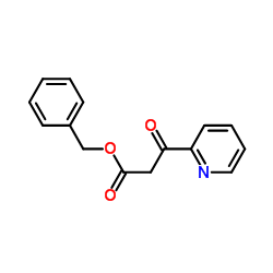 Benzyl 3-oxo-3-(2-pyridinyl)propanoate Structure