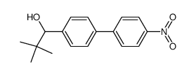 2,2-dimethyl-1-(4''-nitro-4'-biphenylyl)-1-propanol Structure