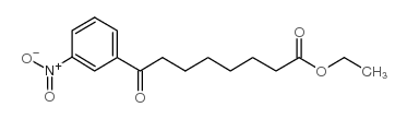 ethyl 8-(3-nitrophenyl)-8-oxooctanoate结构式
