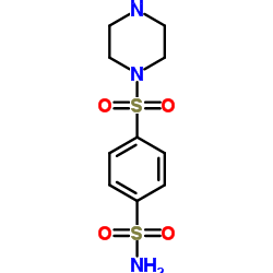 4-(1-Piperazinylsulfonyl)benzenesulfonamide Structure
