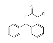 Acetic acid, 2-chloro-, diphenylmethyl ester结构式