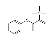 trimethyl(3-phenylsulfanylbuta-1,3-dien-2-yl)silane结构式