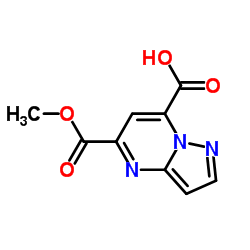 5-(Methoxycarbonyl)pyrazolo[1,5-a]pyrimidine-7-carboxylic acid Structure