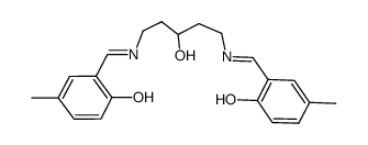 5-Me-1,5-bis(salicylidenamino)pentan-3-ol Structure