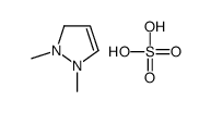 1,2-dimethyl-1,3-dihydropyrazol-1-ium,hydrogen sulfate结构式