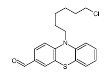 10-(6-chlorohexyl)phenothiazine-3-carbaldehyde Structure