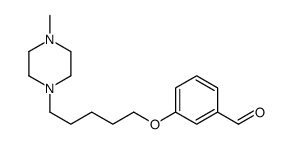 3-[5-(4-methylpiperazin-1-yl)pentoxy]benzaldehyde结构式